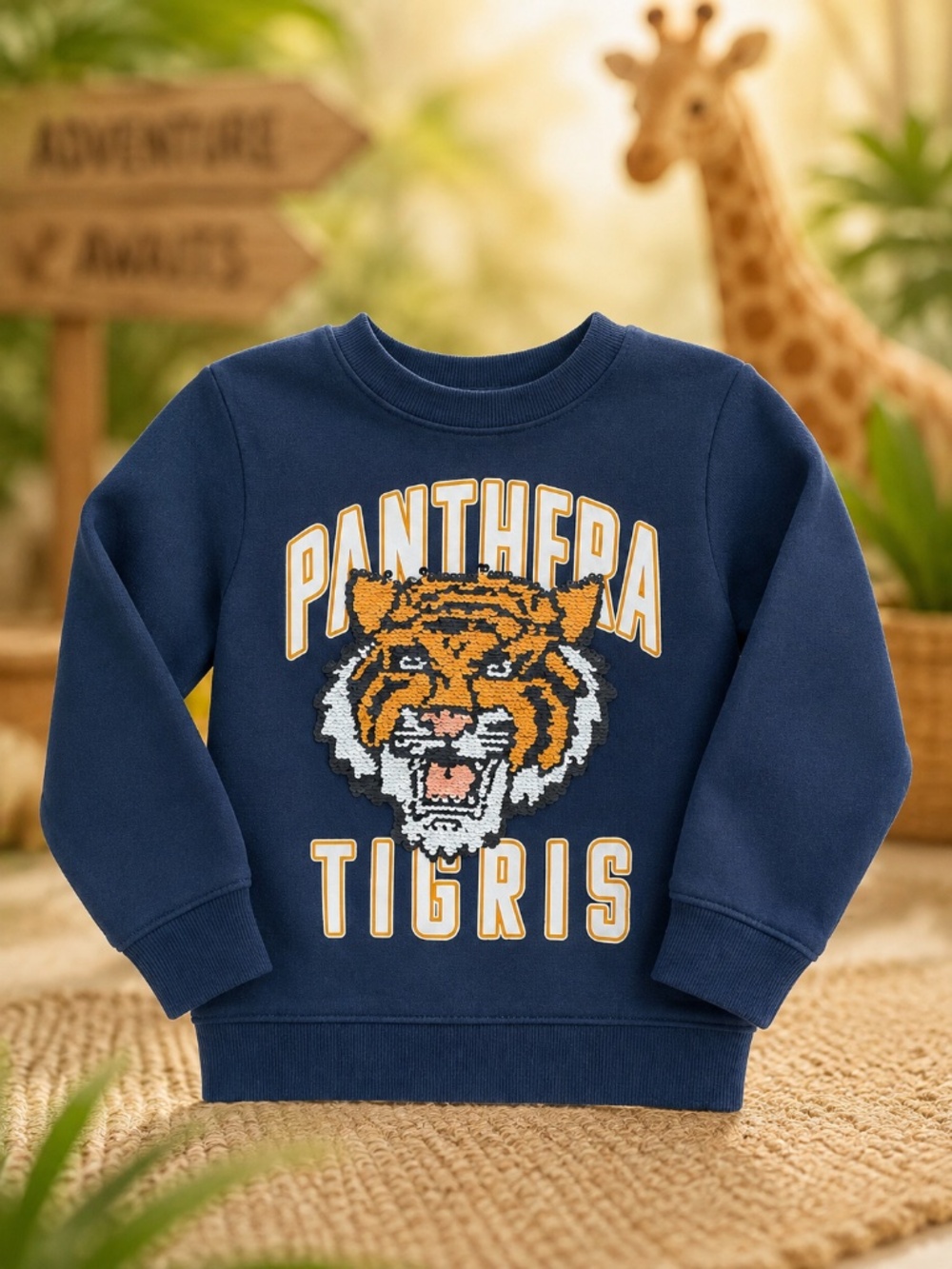 H&M Panthera Tigris Sweatshirt – Size 6X/7 (122/128 cm) 🐅